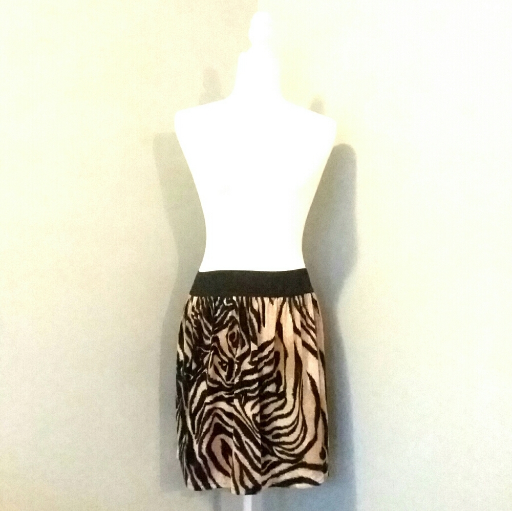 TIFFANY ALANA Animal Lion Cheetah Leopard Skirt